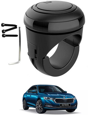RKPSP Silicon Car Steering Knob(Black)
