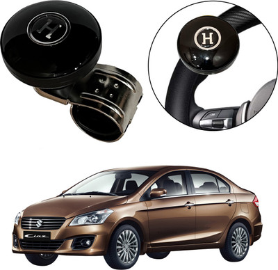 Oshotto Plastic Car Steering Knob(Black)