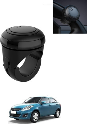 AYW Plastic/Silicon Car Steering Knob(Black)