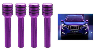 After cars aluminium Car Door Lock Knob(Purple)