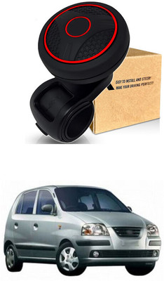 LOVMOTO Plastic Car Steering Knob(Black, Red)