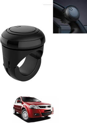 AYW Plastic/Silicon Car Steering Knob(Black)