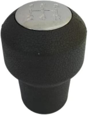 My IND ABS PASTIC Gear Knob(Black, Silver)