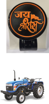 E-Shoppe Metal Car Steering Knob(Black, Orange)