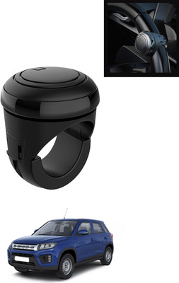 MATIES Plastic, Silicon Car Steering Knob(Black)