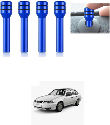 LOVMOTO Aluminium Car Door Lock Knob(Blue)