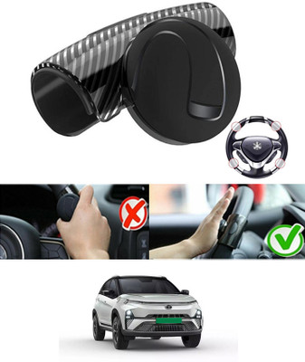 RKPSP Silicon, Plastic Car Steering Knob(Black)