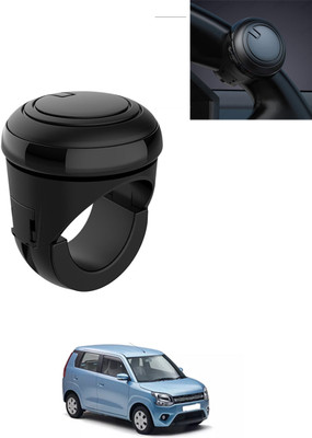 AYW Plastic/Silicon Car Steering Knob(Black)