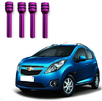 ROSHNEER ENTERPRISES Aluminum Car Door Lock Knob(Purple)
