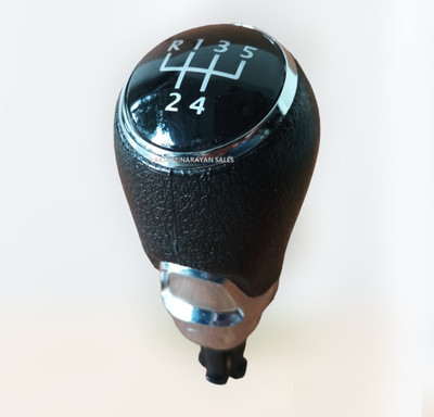 LAKSHMINARAYAN SALES Plastic Gear lever Shifter 5 Speed, ABS Gear knob Ameo Manual Gear Knob(Black)