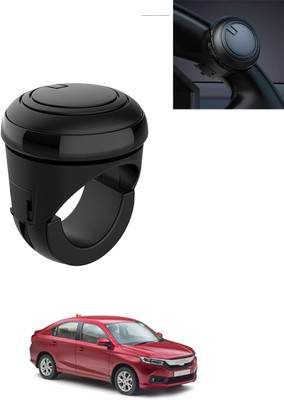 AYW Plastic/Silicon Car Steering Knob(Black)