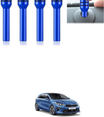 LOVMOTO Aluminium Car Door Lock Knob(Blue)