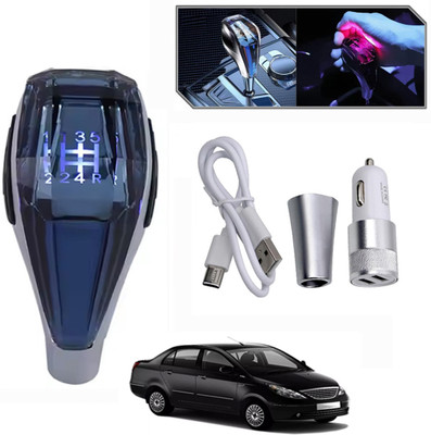 MSNP Plastic, Metal Gear Knob(Blue)