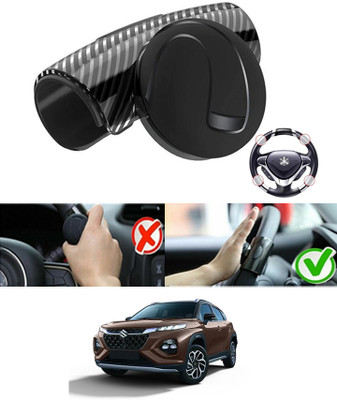 ABJD Silicon, Plastic Car Steering Knob(Black)