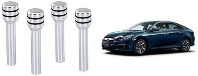 After cars ALUMINIUM Car Door Lock Knob(Silver)