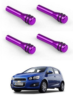 SLSHILPA Aluminium Car Door Lock Knob(Purple)