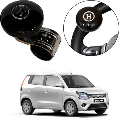 Oshotto Plastic Car Steering Knob(Black)
