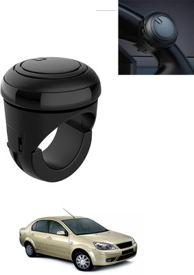 AYW Plastic/Silicon Car Steering Knob(Black)