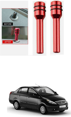 LOVMOTO Aluminium Car Door Lock Knob(Red)