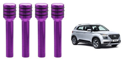 After cars aluminium Car Door Lock Knob(Purple)