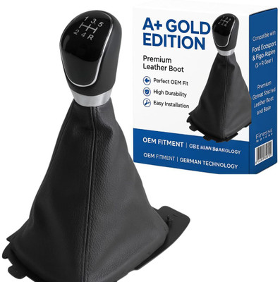 Fairly auto Gear Knob With Boot FOR With EcoSport Figo Aspire – 5+R, Gear Shifter KNOB OEM FIT Gear Knob(Black)