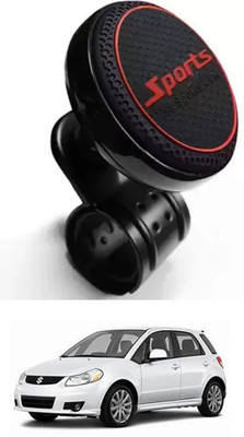 E-Shoppe Aluminium Car Steering Knob(Black, Red)