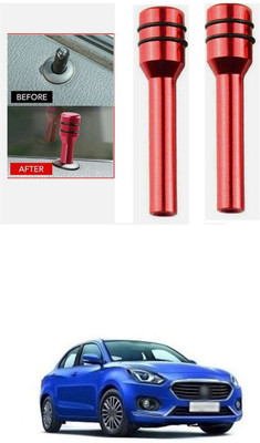 LOVMOTO Aluminium Car Door Lock Knob(Red)