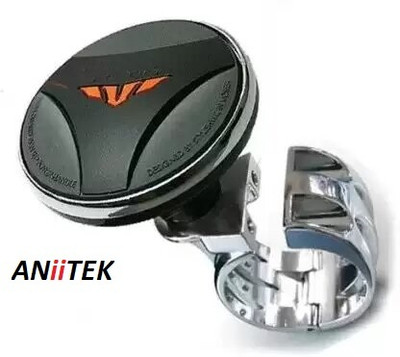 ANiiTEK PLASTIC Car Steering Knob(Black)