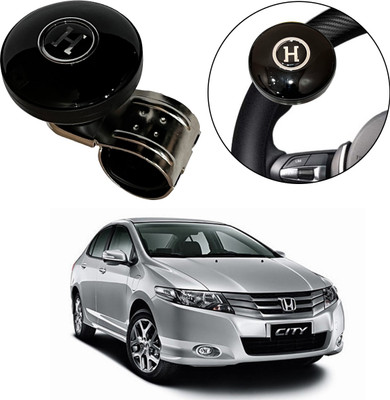 Oshotto Plastic Car Steering Knob(Black)
