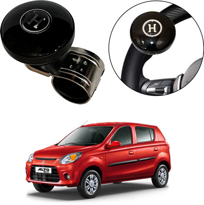 Oshotto Plastic Car Steering Knob(Black)