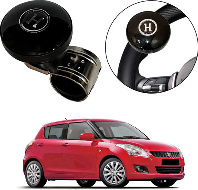 Oshotto Plastic Car Steering Knob(Black)