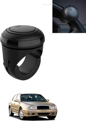 AYW Plastic/Silicon Car Steering Knob(Black)