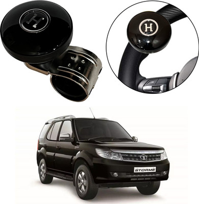 Oshotto Plastic Car Steering Knob(Black)