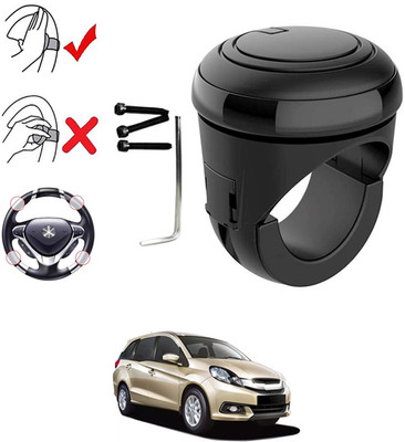 MATIES Plastic, Silicon Car Steering Knob(Black)