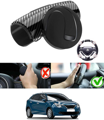 ABJD Silicon, Plastic Car Steering Knob(Black)