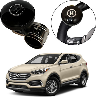 Oshotto Plastic Car Steering Knob(Black)