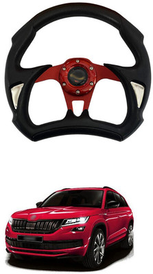 LOVMOTO Steering Cover For Skoda Universal For Car(Multi, Tarpaulin, Plastic)