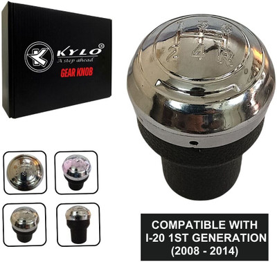 KYLO Rubber, Plastic Gear Knob(Black, Silver)