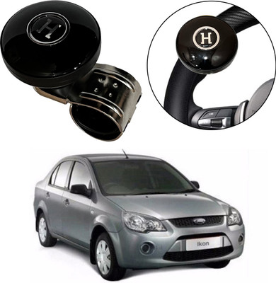 Oshotto Plastic Car Steering Knob(Black)