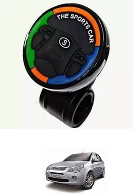 E-Shoppe Rubber Car Steering Knob(Black)