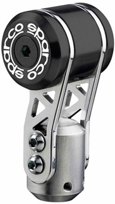 Selifaur Auto Transmission, Modified Car Gear Shift Lever Metal Knob for All Car: Selifaur Gear Knob(Silver, Black)