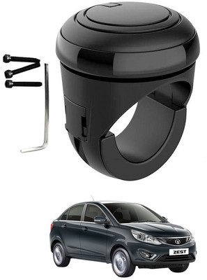 RKPSP Silicon Car Steering Knob(Black)