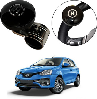 Oshotto Plastic Car Steering Knob(Black)
