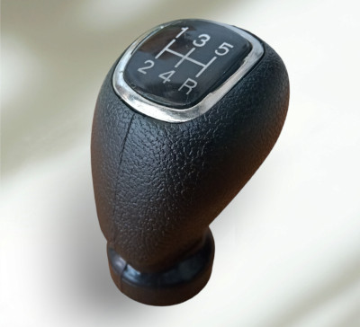 GOPINATH AUTOLINK ABS Plastic Grip knob, Rubber Gear knob i10 Grand (5+1R gear) Gear Knob(Black)