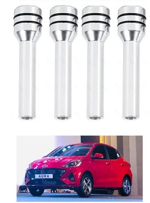 SLSHILPA aluminium Car Door Lock Knob(Silver)