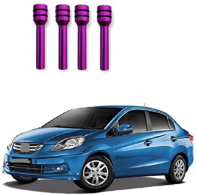 ROSHNEER ENTERPRISES Aluminum Car Door Lock Knob(Purple)