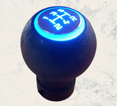LAKSHMINARAYAN SALES RUBBER Gear lever knob, Blue Light LED Illuminated Knob Swift / Dzire Gear Knob(Black)