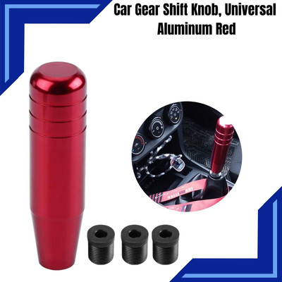 ENEMYT Aluminium, Rubber Gear Knob(Red)