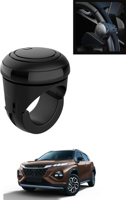 MATIES Plastic, Silicon Car Steering Knob(Black)