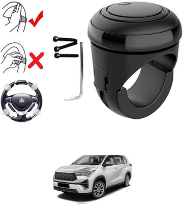 MATIES Plastic, Silicon Car Steering Knob(Black)